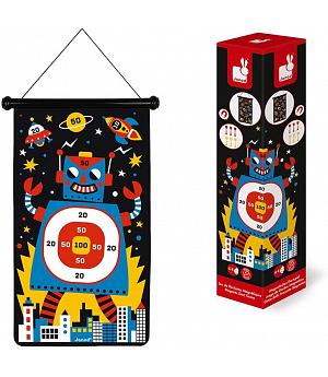 JANOD J02073 - JUEGO DE DARDOS MAGNÉTICOS "ROBOT"