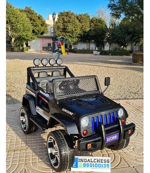 JEEP STYLE MONSTER 4 MOTORES 12V S2388, NEGRO SUNSHINE - LIS2388zw - LE2117 LE6590