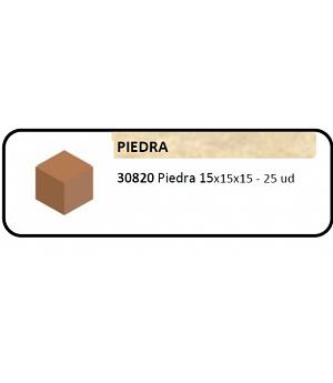 keranova 30820. Piedra cuadrada. Bolsa 25 unidades