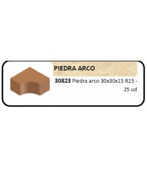 Keranova 30823. Set 25 piedras arco R15. de cerámica miniatura