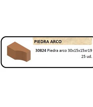 Keranova 30824. Piedra arco R19 escala 1:10. Bolsa 25 unidades