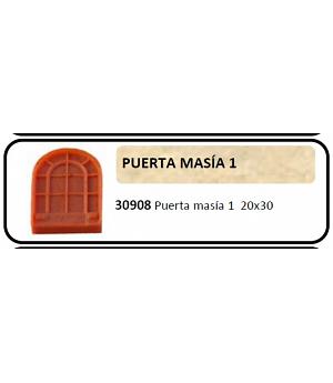 Keranova 30908. Puerta resina Masía 1. Bolsa 4 puertas para maquetas