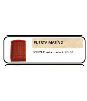 Keranova 30909. Puerta miniatura Masía 2. Accesorios de resina para maquetas. Bolsa 4 puertas