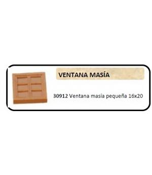 Keranova 30912. Ventana pequeña Masía. Accesorios resina para maquetas. Bolsa 4 ventanas miniatura