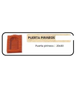 Keranova 30930. Puerta decorada miniatura en resina. Bolsa 3 unidades