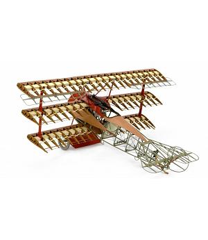 Kit construcción Maqueta Madera Avión Fokker Dr.I, del Barón Rojo - ARTESANIA LATINA 20350