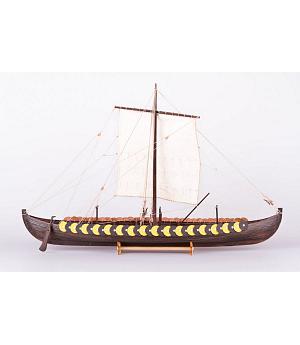 Dusek DSK006. Kit maqueta barco vikingo de madera Gokstad. Escala 1/35