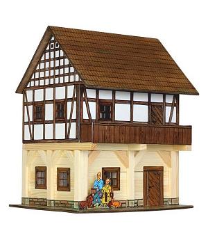 WALACHIA 1337 - KIT MAQUETA DE MADERA CASA CON GRANERO