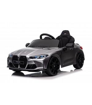 Coche a bateria niños BMW M4 12V, GRIS, 1-5 años INDA804-KIDS