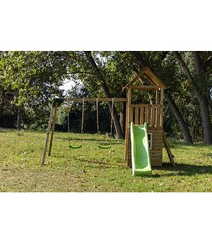 PARQUE INFANTIL MASGAMES TIBIDABO CON CASITA + COLUMPIO DOBLE - MA700225