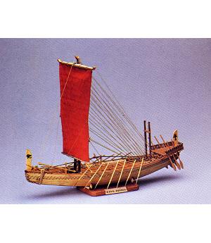 Kit maqueta barco, nave del antiguo Egipto, Amati 1403. Escala 1:50