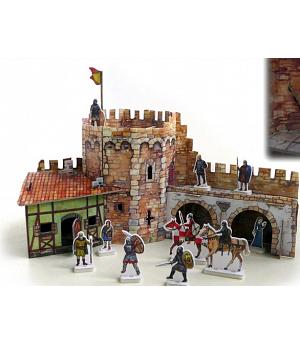 Clever 14253 Puzzle 3D Torre esquinada medieval