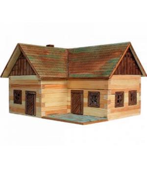 MAQUETA CASA RURAL MADERA- MINIATURA DE 154 PIEZAS MAQUETAS