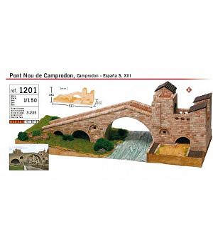 Maqueta  Puente nuevo Camprodón 1/150. 1201 Aedes Ars