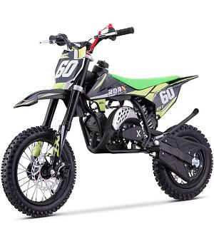 VENTA MINICROSS gasolina niños 65cc (gasolina mezcla), verde  RXT 12"/10"  INDA842-RO-2999