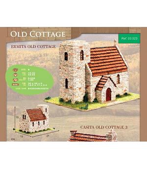 Kit maqueta ermita de piedra OLD COTTAGE - CUIT 3523