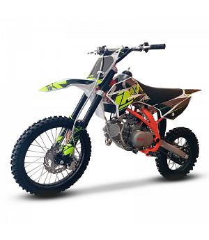 MotoCross 160CC modelo TT con llantas de 17 y 14 pulgadas IMP6434-Verde