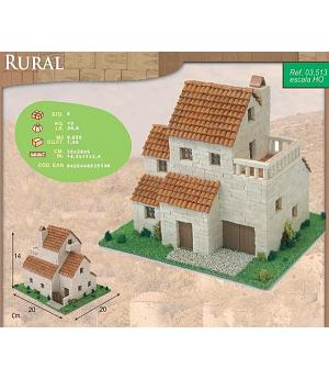 Kit maqueta piedra casa 3 H0. CUIT 03513