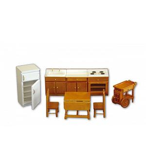 Muebles cocina miniatura para casa de muñecas. Escala 1/12. CHA36107