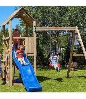 Kit de diversión para niños zona de juegos en un parque público