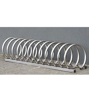 APARCA BICICLETAS 12 PLAZAS ESPIRAL ACERO INOX. 1209VLN3115
