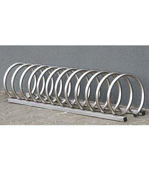 APARCA BICICLETAS 12 PLAZAS ESPIRAL ACERO INOX. 1209VLN3115