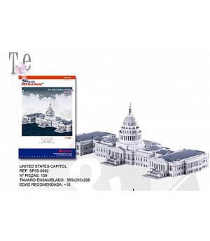 THIN-ENJOY SP05-0092. Puzzle 3d Capitolio de Estados Unidos. 159 piezas