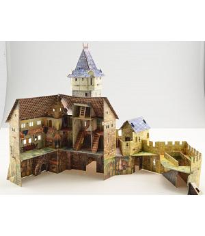 Puzzle 3d. Castillo de caza. Serie ciudad medieval. Clever 14294