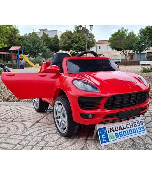 PORSCHE CAYENNE STYLE CORONET 12V PARA NIÑOS, ROJO, RC - INDA482-RA-LE