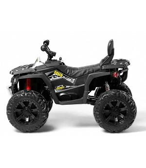 VENTA QUAD 24V DE NIÑOS, NEGRO, AT-SIROCO, RUEDAS GOMA, ASIENTO CUERO, MANDO RC - INDA723-SIROCO-AT