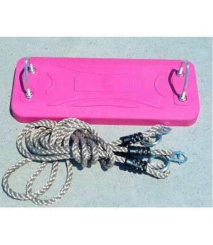 SILLA CON CUERDAS CAUCHO ROSA DE COLUMPIOS. 12810344C