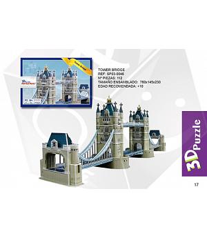 Scholas SP03-0046. Puzzle 3d El puente de Londres. 112 piezas