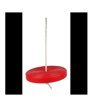TABLA  PLASTICO CON CUERDA COLOR ROJO, PARA COLGAR EN COLUMPIO, BERLÍN_6118