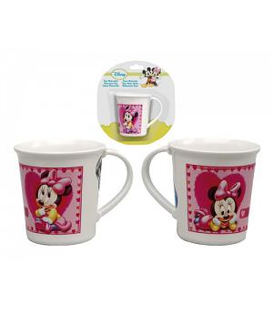 Kiokids 8895 - Taza microondas 28cl Minnie Disney rosa para bebés