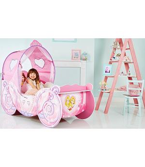 Cama infantil carroza Princesas Disney. 452DNY-17722 y a la 17723 (NO INCLUYE COLCHÓN)