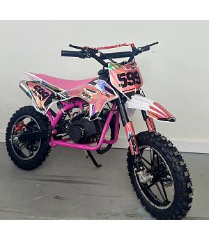 Mini Cross 49cc, ROSA,  HS49 replica husqvarna - INDA1222-RHM-RO-5549