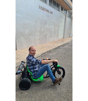 BICICLETA DRIFT 24V PARA DERRAPAR, DESDE 3-10 AÑOS, VERDE - INDA354-RA-PA.SX2338.ZIE