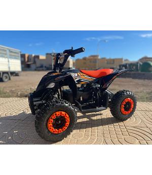 MINIQUAD ELÉCTRICO ROAN  RATTE 36V Y 800W, LIMITADOR VELOCIDAD, NARANJA  INDA865-RO-4003