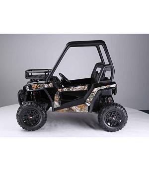Buggy-Monster 24v, 2 motores, Ruedas de goma, NEGRO, MANDO RC - INDA1093-LE7468