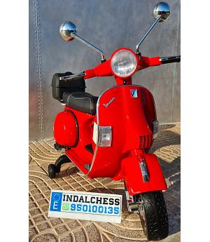 VESPA PIAGIO 12V ELECTRICA PX150 NIÑOS, roja - LE3915