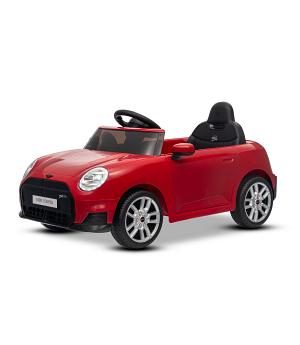 Coche eléctrico BMW MiniCooper 12V, ROJO, asiento y ruedas de plástico, rc - INDA1233-BN-MINIRED