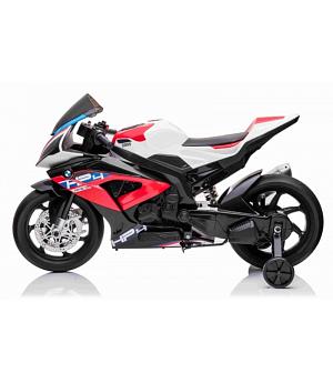 MOTO BMW HP4 RACE S1000RR, ROJA, motores 2x12v, ruedas eva, cuero INDA974-LI-JT5001