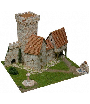 KIT MAQUETA DE PIEDRA TORRE MEDIEVAL. 1256 AEDES