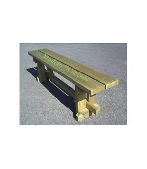 Bancos de jardín. Modelo de madera para jardines \"Cáceres 170\"