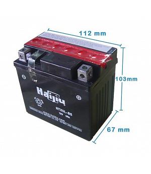 Bateria 12v 4ah, Haijiu HTX5L-BS  para motos (quad, pit bike y buggy...) - INDA-RO-104