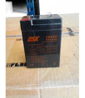 Venta Bateria 6V Y 4,5AH, compatible con INJUSA, FEBER Y MOLTÓ. REF 10355
