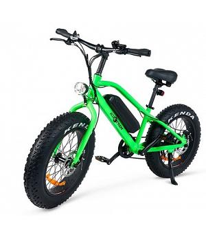 Bicicleta eléctrica ECOXTREM 36V con ruedas gruesas, terrenos irregulares, VERDE - LMTDR-03M/VERDE
