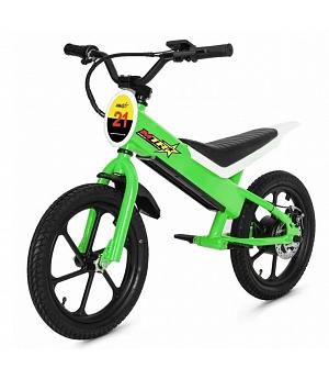 Bicicleta electrica balanceo 16" 36V, VERDE, 5-9 AÑOS INDA869-BALANCEO16