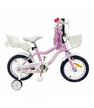 BICICLETA INFANTIL DE 14 PULGADAS MAKANI AURORA ROSA - KKB31006040068