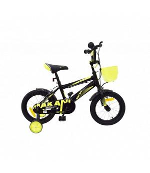 Bicicleta de 14 Pulgadas para Niños Makani Diablo Negro-Amarillo - KKB31006040064